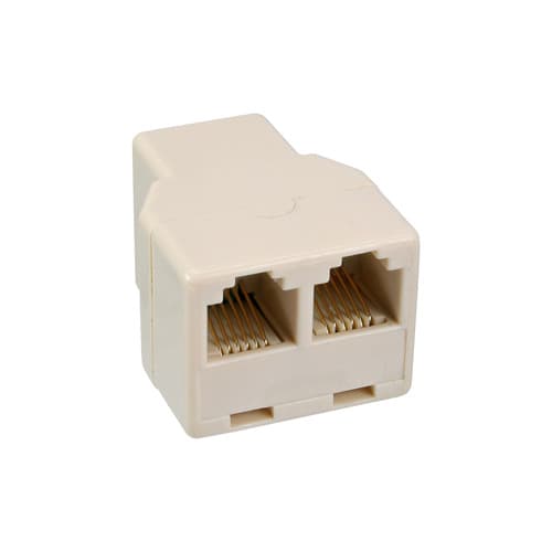 Inline® Modular Verteiler, 1x Rj12 Buchse Auf 2x Rj12 Buchse
