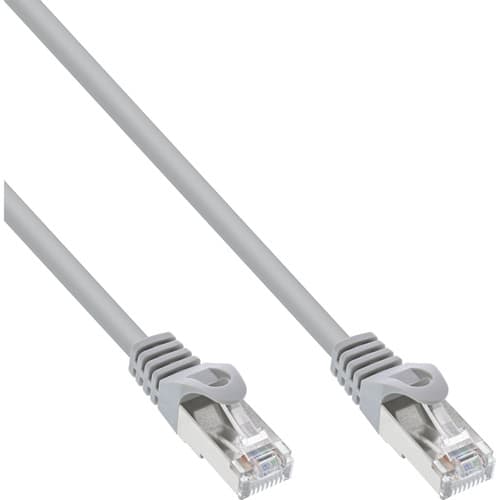 70er B-Pack Inline® Patchkabel, Sf/Utp, Cat.5e, Grau, 1m