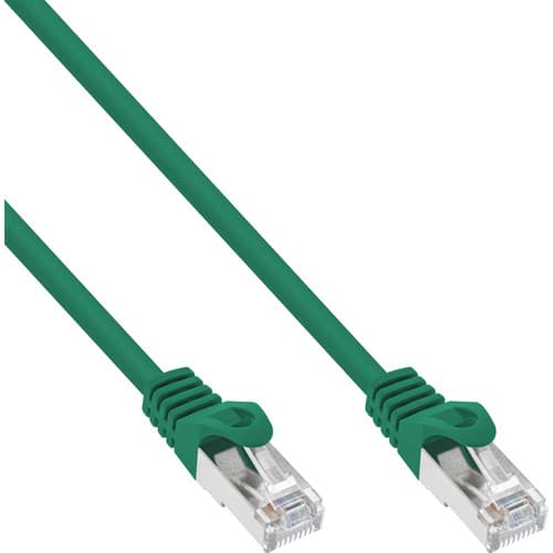 Inline® Patchkabel, Sf/Utp, Cat.5e, Grün, 0,25m