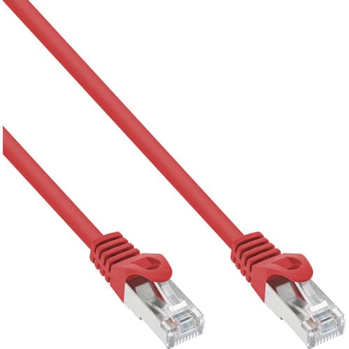 Inline® Patchkabel, Sf/Utp, Cat.5e, Rot, 3m