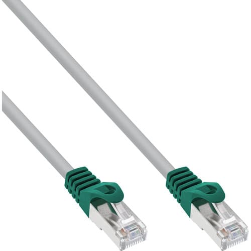Inline® Crossover Patchkabel, F/Utp, Cat.5e, Grau, 10m