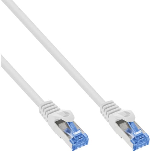 Inline® Patchkabel, Cat.6a, S/Ftp, Tpe Flexibel, Weiß, 2m