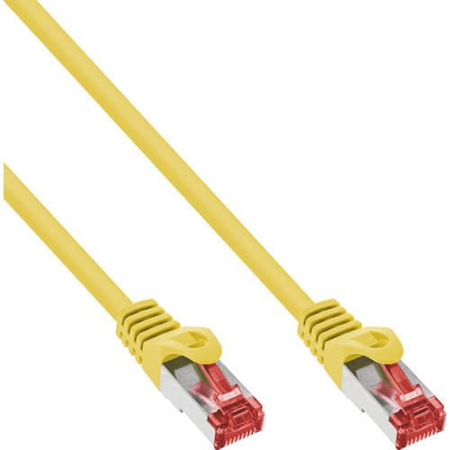 Inline® Patchkabel, S/Ftp (Pimf), Cat.6, 250mhz, Pvc, Cca, Gelb, 10m