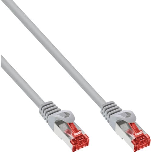 Inline® Patchkabel, S/Ftp (Pimf), Cat.6, 250mhz, Pvc, Kupfer, Grau, 2m