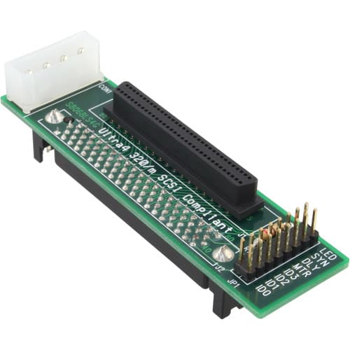 Inline® Scsi-Sca U320 Adapter, 80pol Buchse Auf 68pol Mini Sub D Buchse