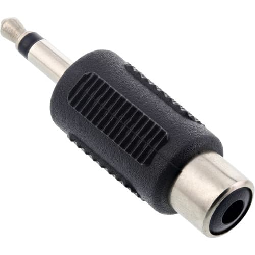 Inline® Audio Adapter, 3,5mm Klinke Stecker An 1x Cinch Buchse, Mono