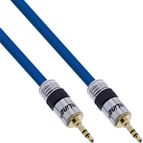 Inline® Klinken-Kabel Premium, 3,5mm Stecker / Stecker, 20m
