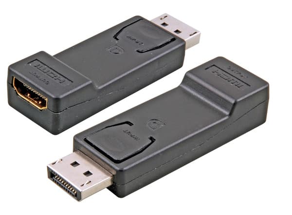 Displayport Adapter, Displayport Auf, Hdmi A, St.-Bu., Schwarz