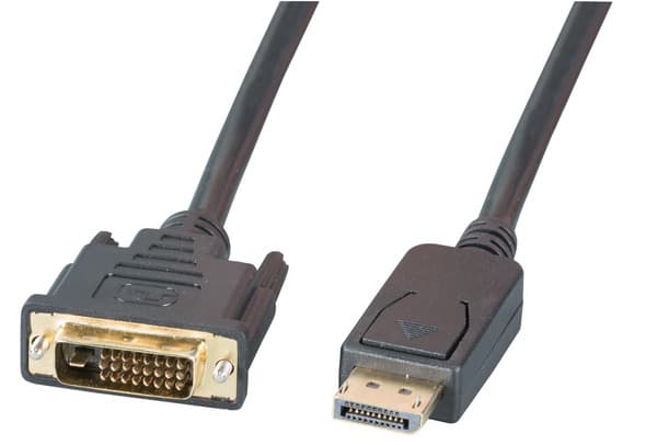 Displayport/Dvi 24+1 Kabel, St-St, 5m, Schwarz