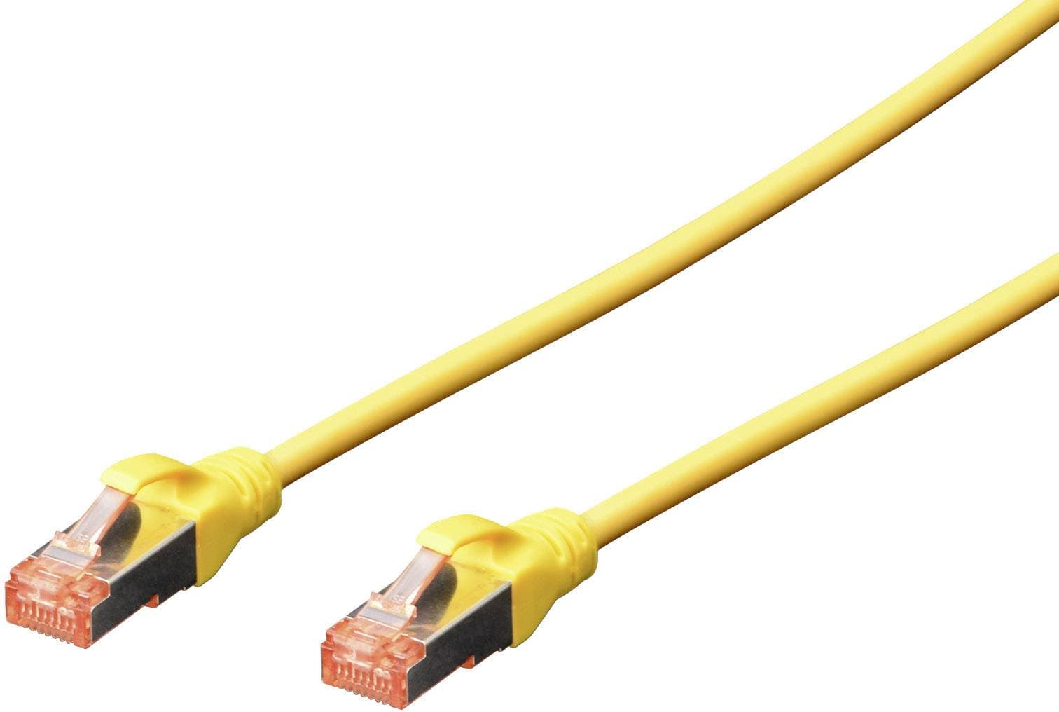 Digitus Patchkabel Cat6 S/Ftp 2xrj45 2.0m Gelb Hebelschutz Polybeutel