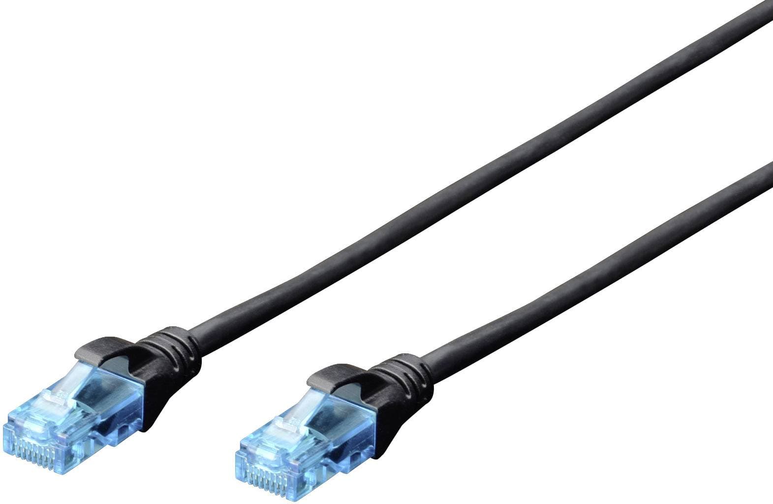 Digitus Patchkabel Rj45 U/Utp Cat5e 1.00m Sch. Hebelschutz Polybeutel
