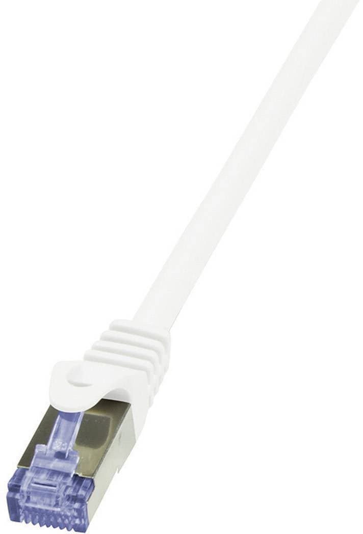 Logilink Patchkabel Cat6a S/Ftp Awg26 Pimf 5,00m Weiß