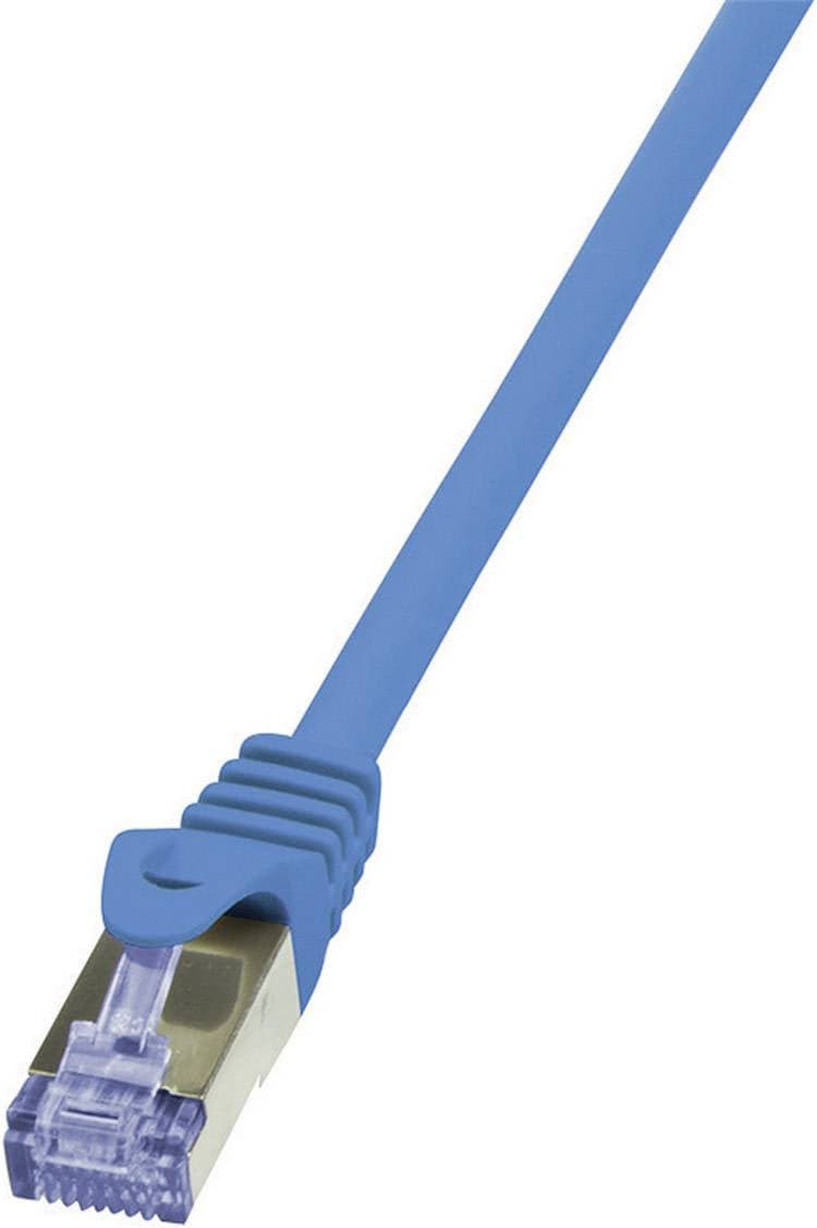 Logilink Patchkabel Cat6a S/Ftp Awg26 Pimf 1,00m Blau