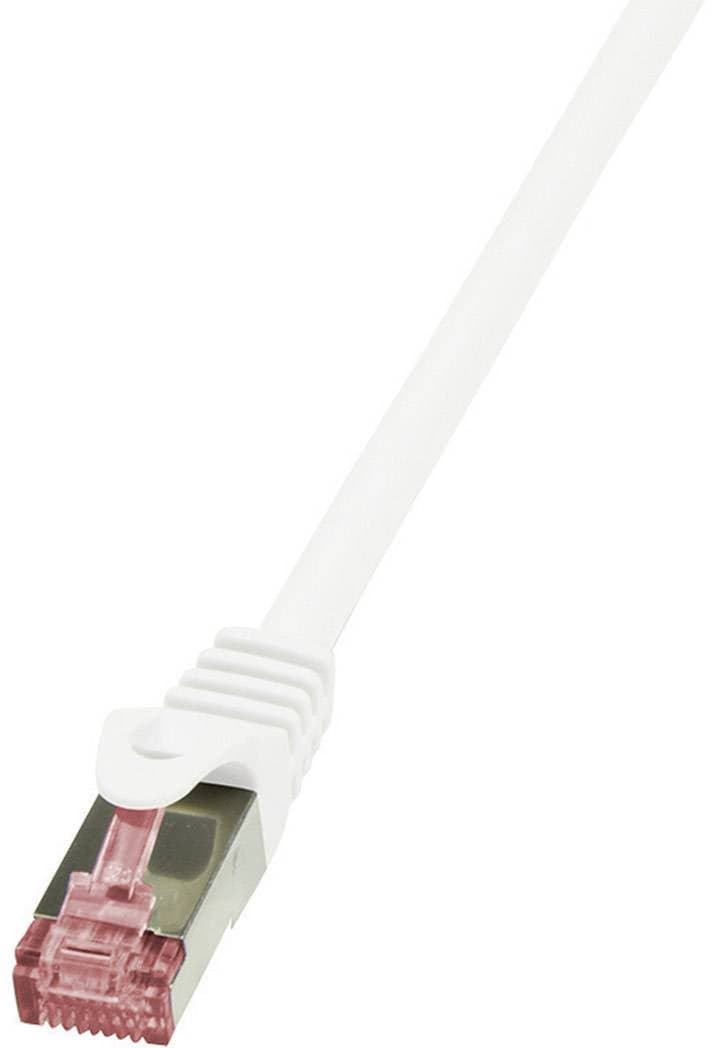 Logilink Patchkabel Cat6 S/Ftp Awg27 Pimf 3,00m Weiß