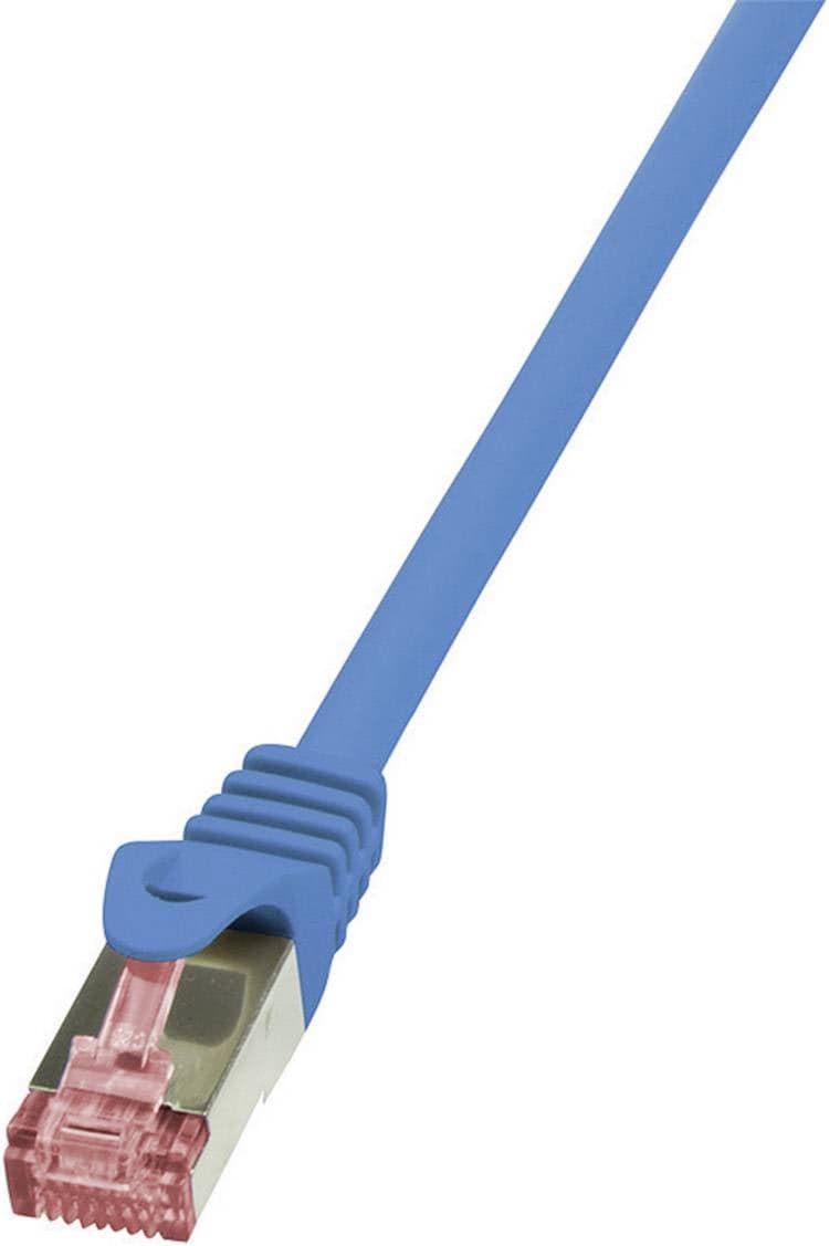 Logilink Patchkabel Cat6 S/Ftp Awg27 Pimf 0,50m Blau
