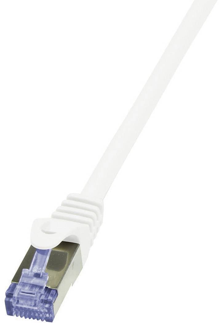 Logilink Patchkabel Cat6a S/Ftp Awg26 Pimf 10,00m Weiß