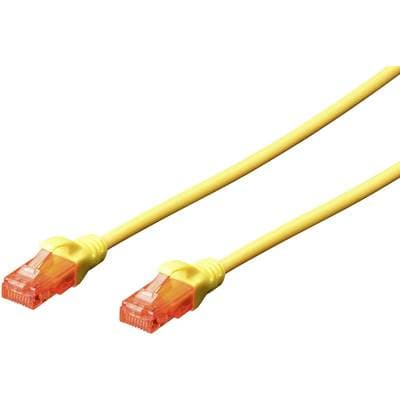 Digitus Patchkabel Cat6 U/Utp 2xrj45 1.0m Gelb Hebelschutz Polybeutel