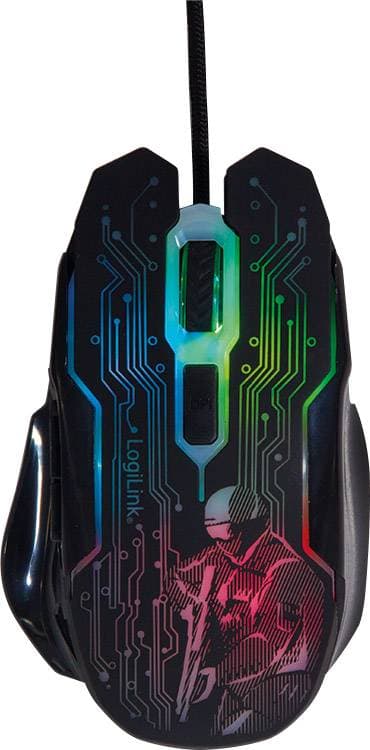 Logilink Gaming Maus, Usb, 6-Button, 2400dpi