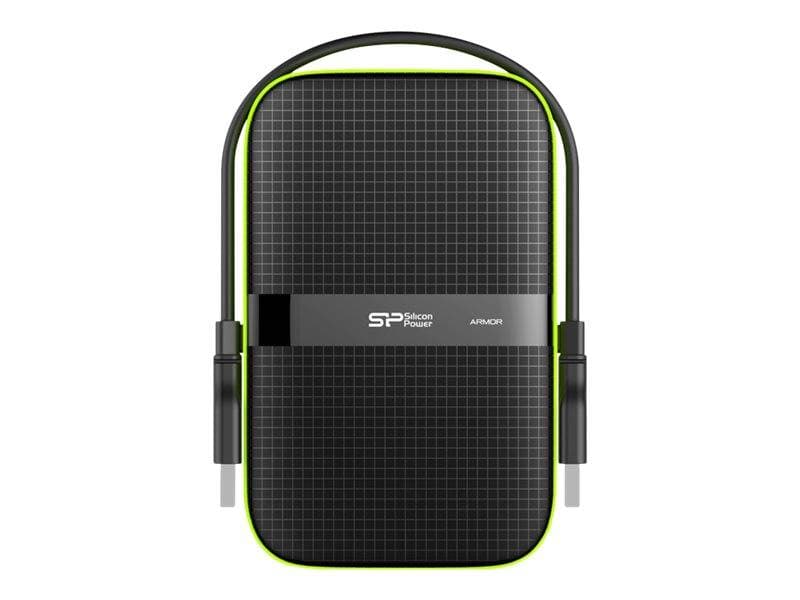 Silicon Power 6.3cm 4tb Usb3.2 A60 Water-Res. Black/Green Extern Retail