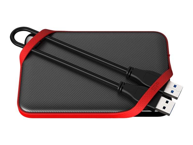 Silicon Power 6.3cm 5tb Usb3.2 A62 Water-Res. Black/Red Extern Retail