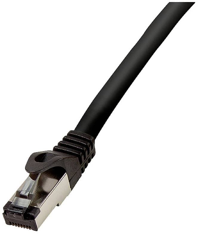 Logilink Premium Cat.8.1 Patchkabel, Schwarz, 15,00m Lszh