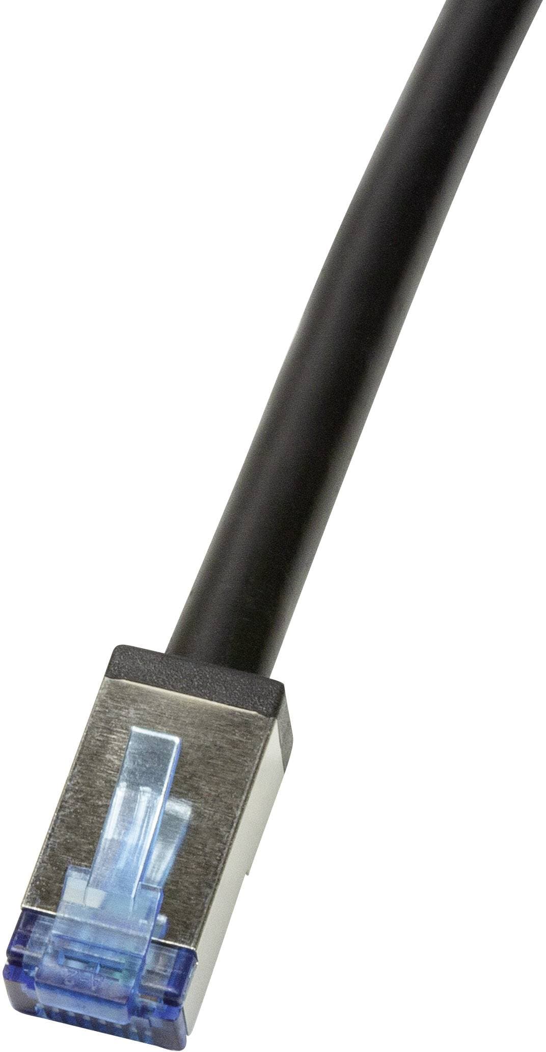 Logilink Outdoor Pe Patchkabel Cat.6a S/Ftp, Schwarz, 7,5m