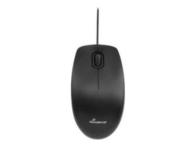 Mediarange Maus Usb 2.0 3 Tasten, Geräuscharm Schwarz
