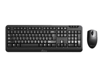 Mediarange Tastatur + Maus Set Usb 2.0 Kabelgebunden Schwarz