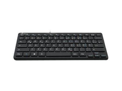 Mediarange Tastatur Usb 2.0 Kompakt Flach 78 Tasten Schwarz