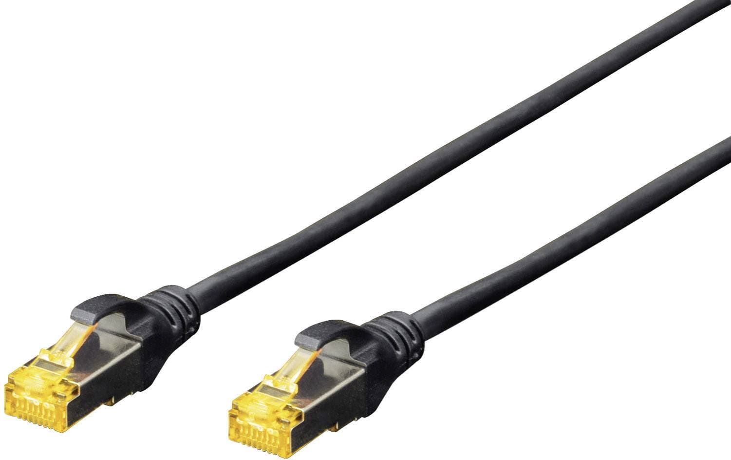 Digitus Patchkabel Cat6a S/Ftp 2xrj45 3.0m Schw Hebelschutz