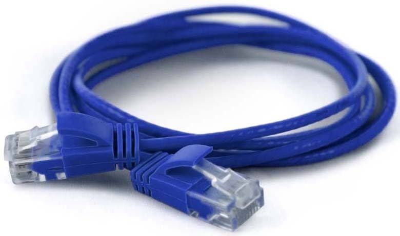 Wantec Patchkabel Utp Cat6a D=2,8mm 0,10m Blau