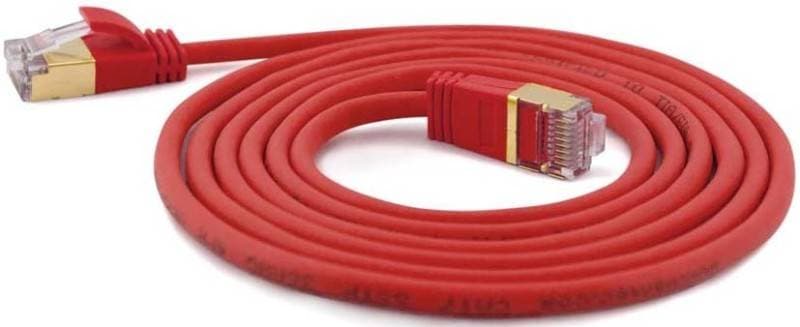 Wantec Patchkabel Sstp Cat7 Ste. Cat6a D=4mm 3,00m Rot