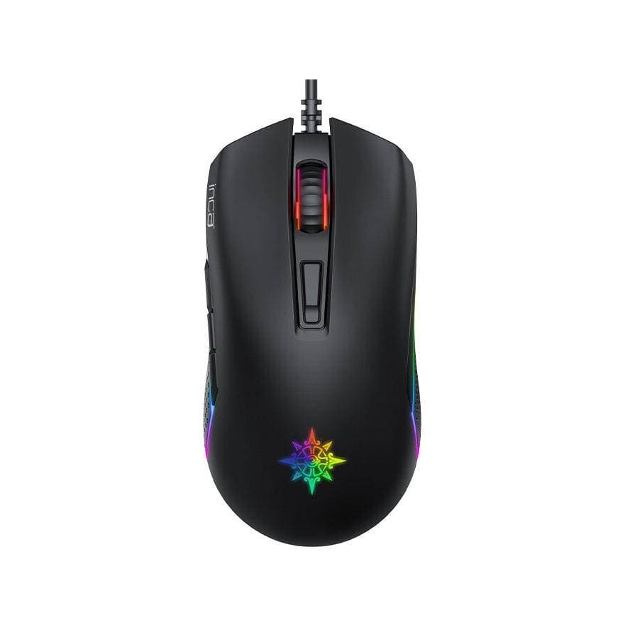 Inca Gaming Maus Rgb/ 3600dpi/ 7tasten/Usb 1.50m Schwarz Retail