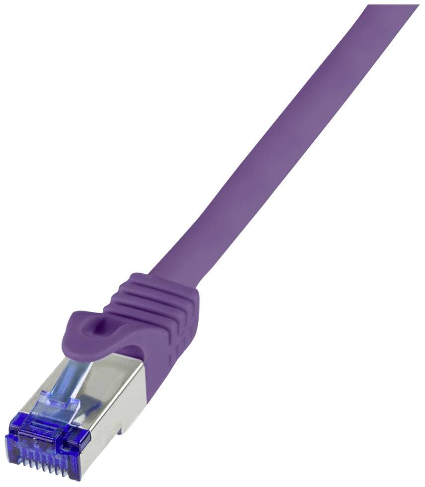 Logilink Patchkabel Ultraflex, Cat.6a, S/Ftp, Violett, 2 M