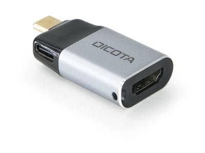 Dicota Usb-C To Hdmi Mini Adapter With Pd (4k/100w) Silver