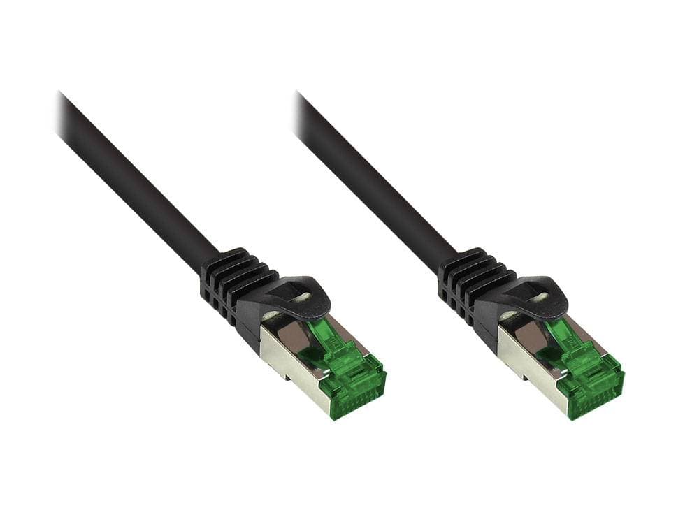Good Connections Cat.6a Patchkabel Outdoor Hf Schwarz 10m