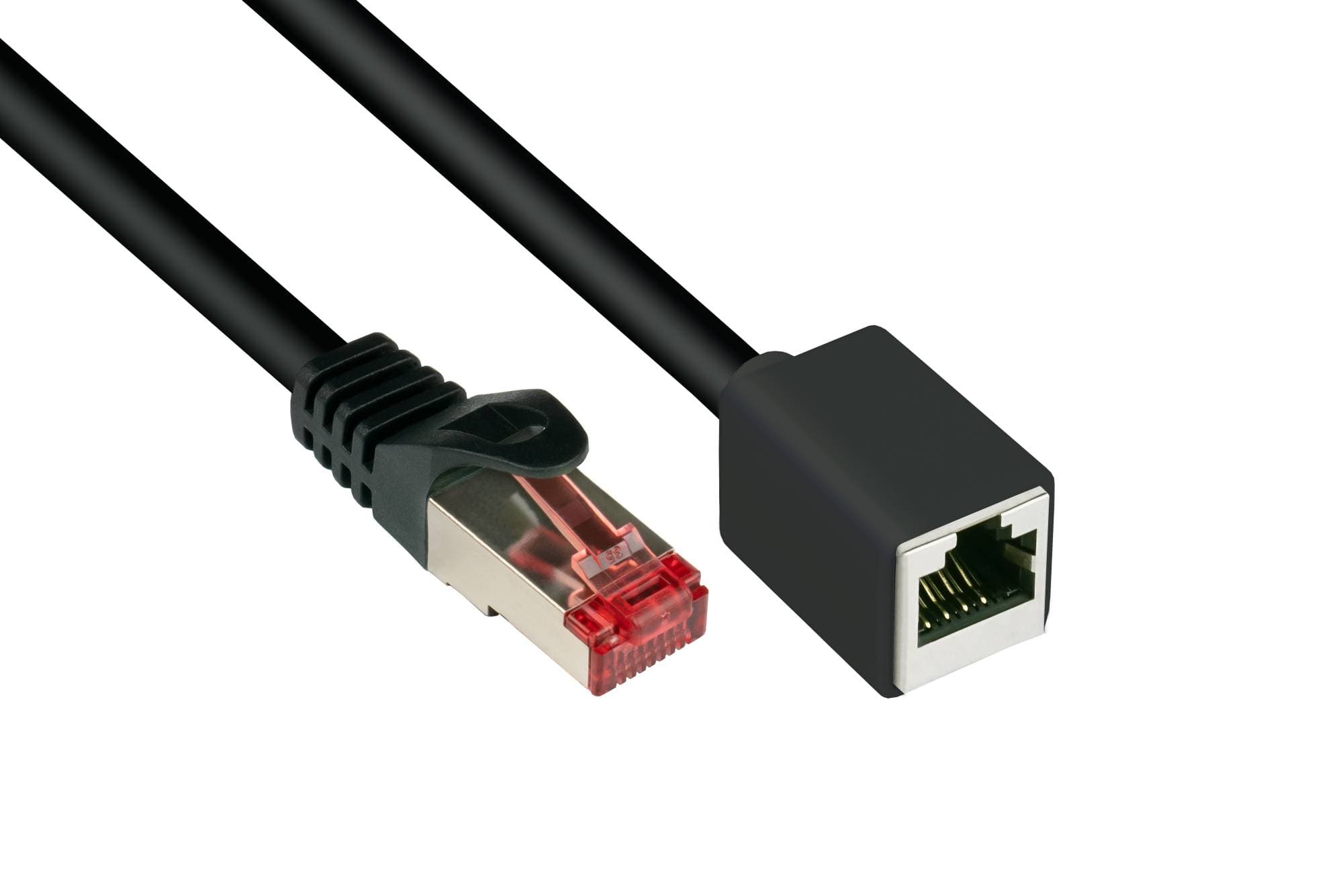 Good Connections Cat.6 Patchkabelverl. S/Ftp Schwarz 5m