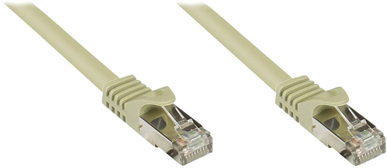 Good Connections Patchkabel M. Cat.7 Rohkabel Grau 0,5m