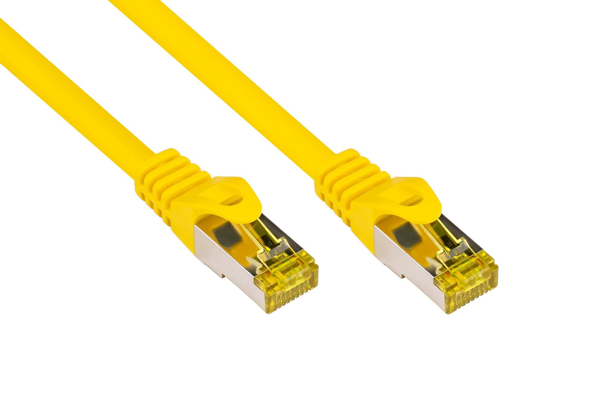 Good Connections Patchkabel M. Cat.7 Rohkabel Gelb 0,5m
