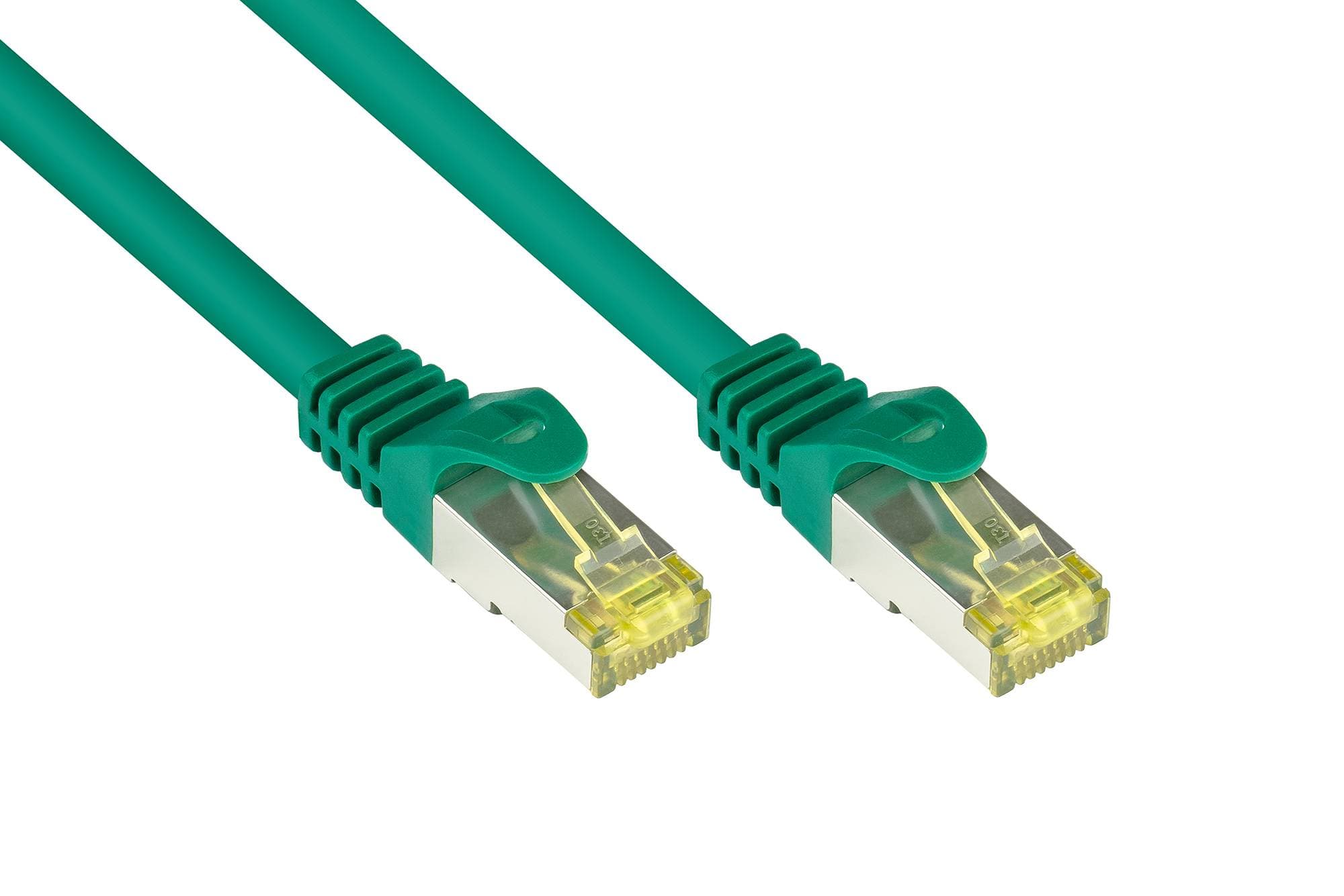 Good Connections Patchkabel M. Cat.7 Rohkabel Grün 1m