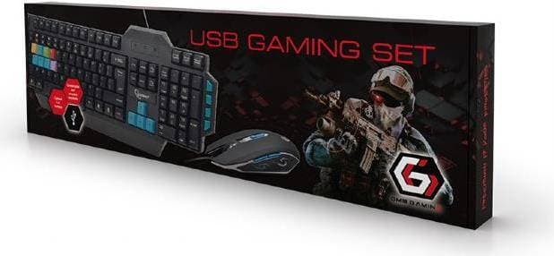 Gembird Usb-Gaming-Set, De-Layout