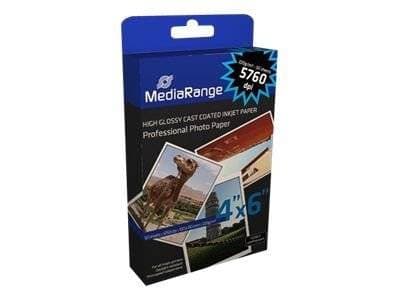Mediarange Foto Papier Hochglänzend 10x15cm 220g 50 Blatt