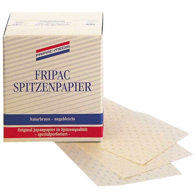 Fripac-Medis Spitzenpapier 75 X 55 Mm Naturbraun 500 Stück