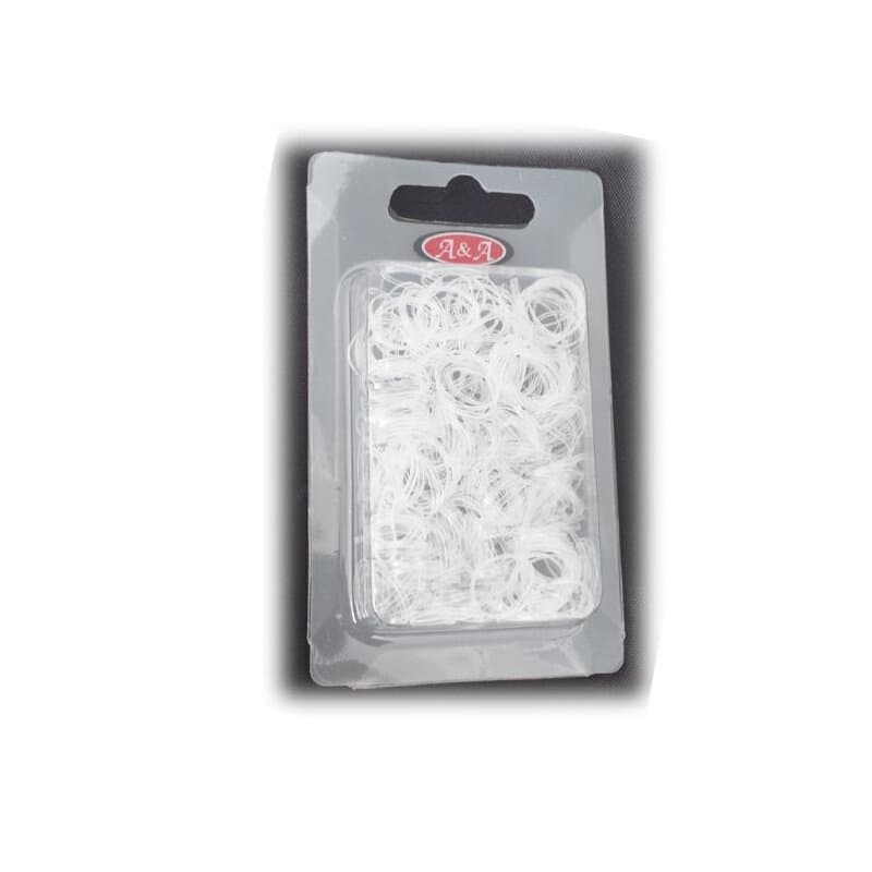 A&A Rastazopfgummi Transparent Dünn 250er