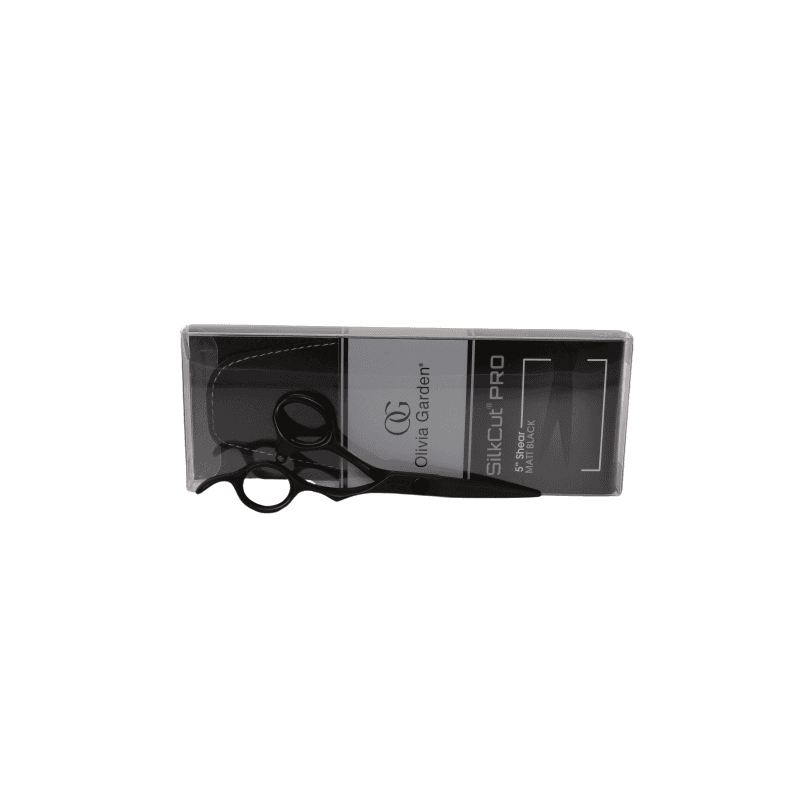 Olivia Garden Hs Silkcut Pro 5,00" Rh Matt Black Haarschneideschere