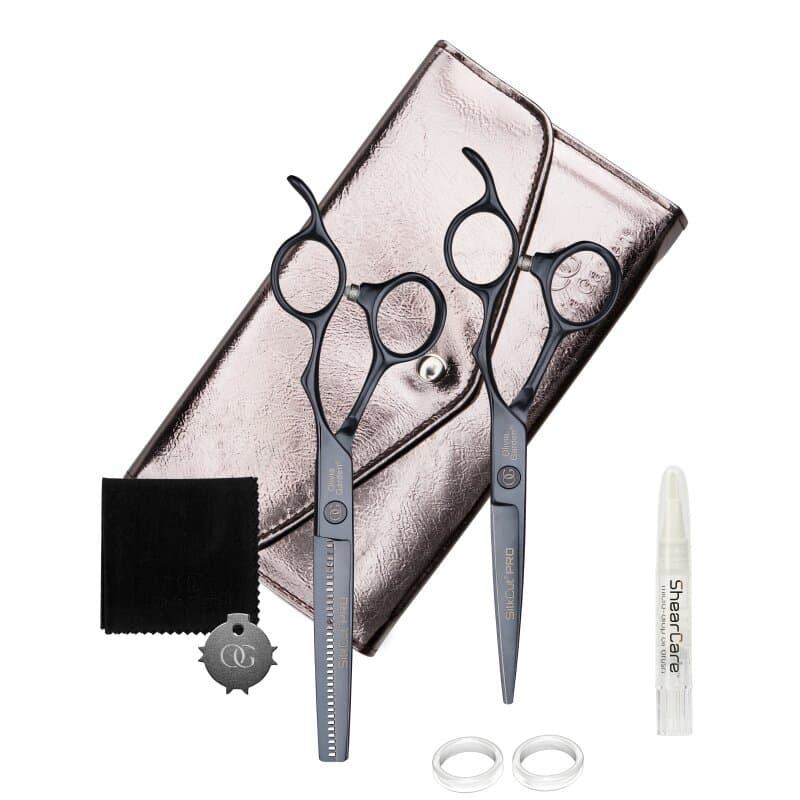 Olivia Garden Silkcut Pro Midnight Lte 2er Set Hs 5,75''/Ms Eur Rh