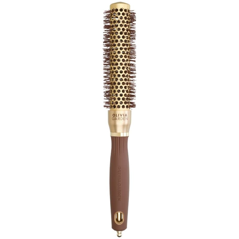 Olivia Garden Expert Blowout Speed Gewellte Borsten Wavy Bristles Gold&Brown 25