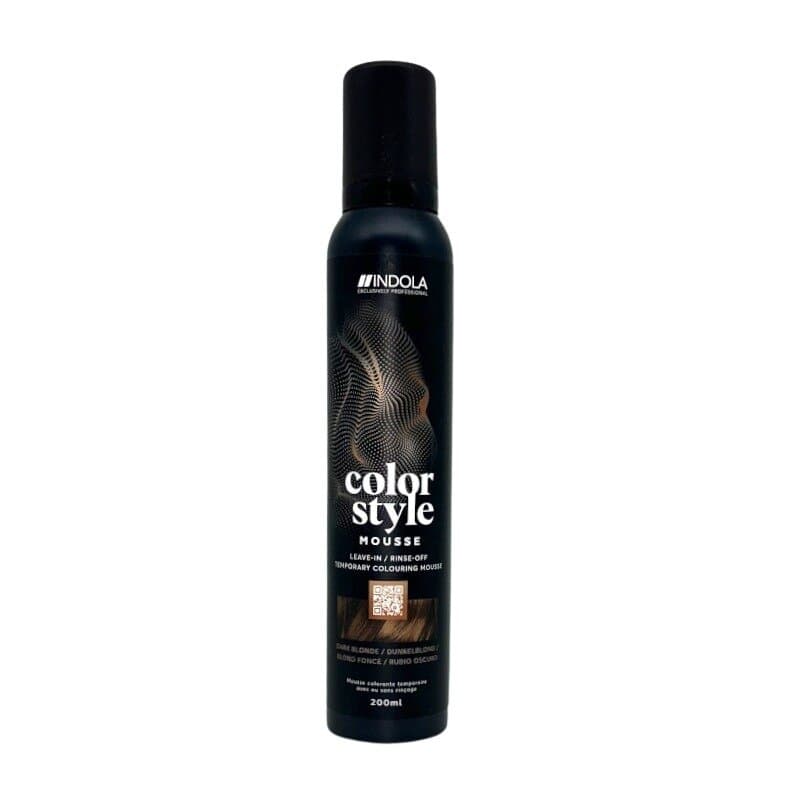 Indola Color Style Mousse Dunkelblond 200 Ml