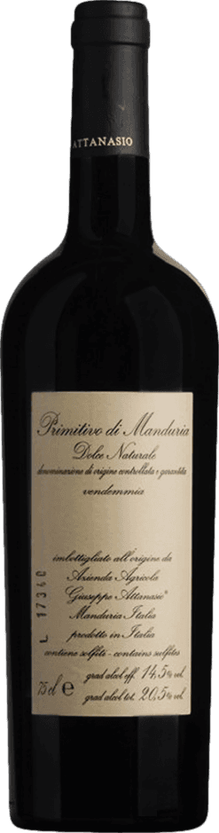Attanasio Primitivo Di Manduria Dolce Naturale 2019