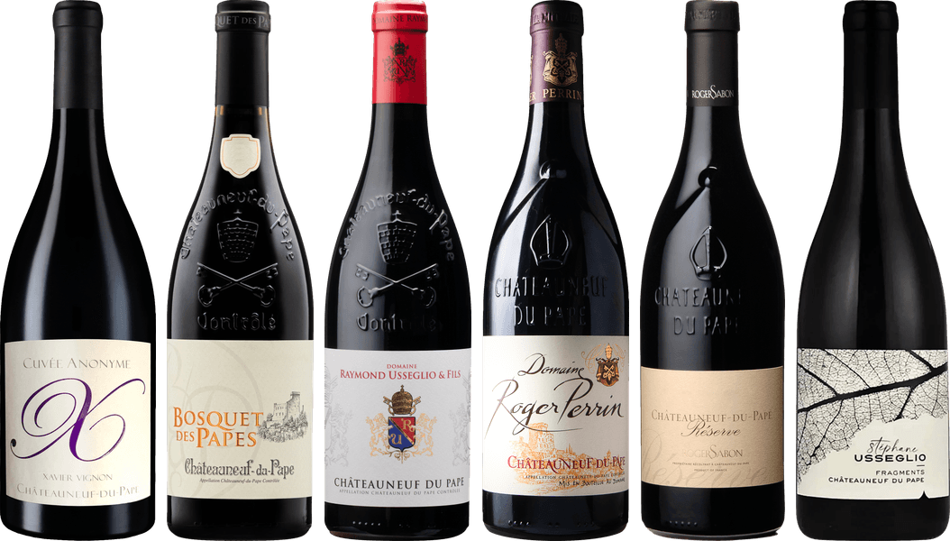 Hochwertiges Chateauneuf Du Pape Verkostungsset